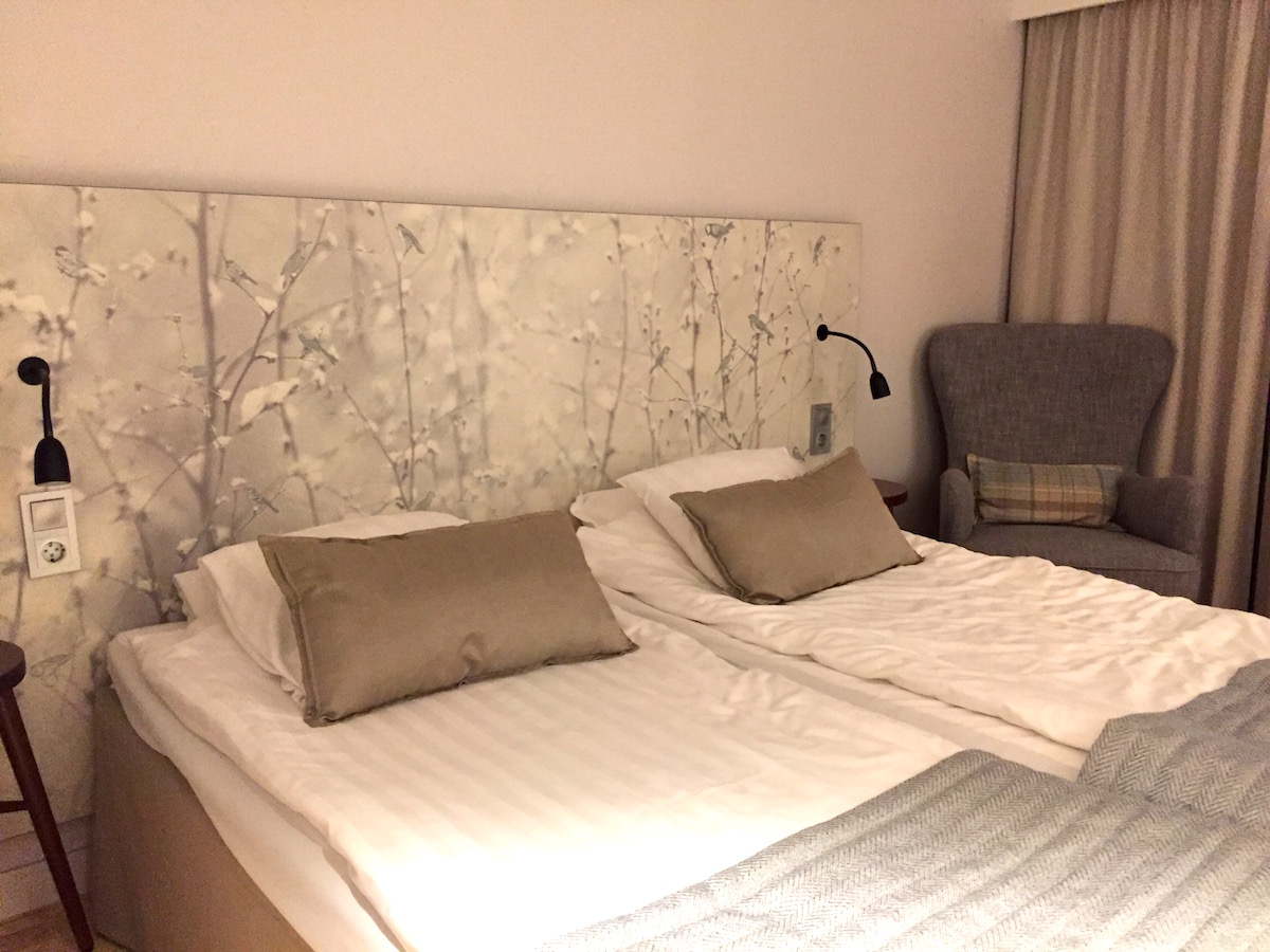 Vi sov på Ekoxen hotell i Linköping